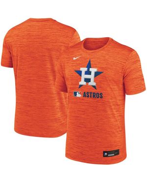 Nike Houston Astros Authentic Collection Velocity Performance Practice T-shirt - Orange