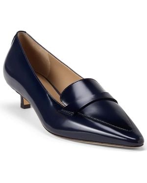 Ralph Lauren Francesca Slip-on Loafer Pumps - Blue