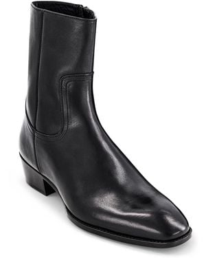 Anthony Veer Lennox Zipper Boots - Black