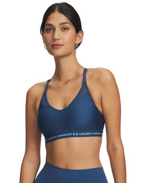 Under Armour Crossback Low Bra - Blue