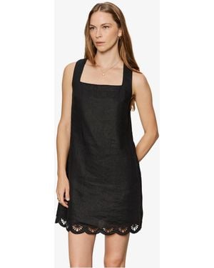 Sanctuary Sleeveless Cutout Details Short Dress - Black