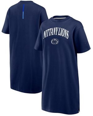 Fanatics Penn State Nittany Lions Elements Go Tri-blend T-shirt Dress - Blue