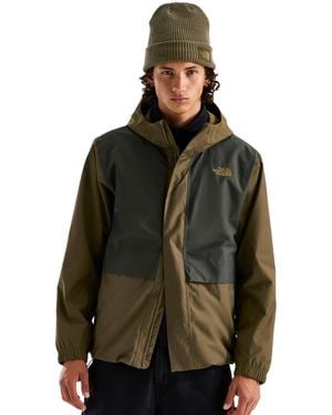 The North Face Dryvent Field Hooded Windbreaker Jacket - Brown