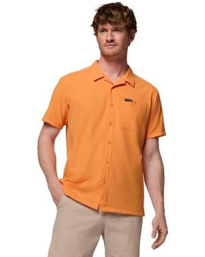 Columbia Utilizer Ss Camp Shirt - Orange