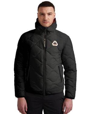 Jacket Orb1t Long Sleeve Hooded Jacket - Black