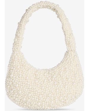 INC International Concepts All Over Pouch Clutch - Natural