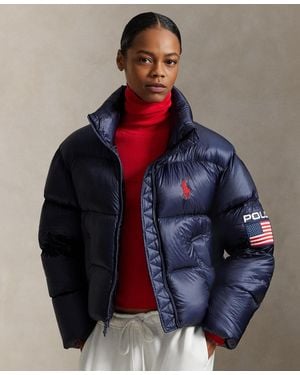 Polo Ralph Lauren Flag Mid-weight Down Puffer Jacket - Multicolor