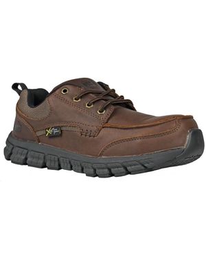 Hoss Boot Company Hoss Tikaboo Composite Toe Met Guard Slip Resistant Work Shoe - Brown