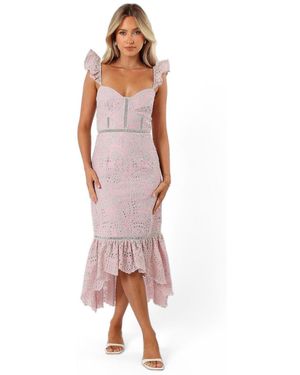 Petal & Pup Novella Midi Dress - Pink