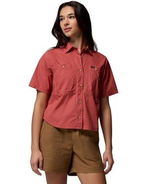 Columbia Brea Falls Short-sleeve Shirt - Red
