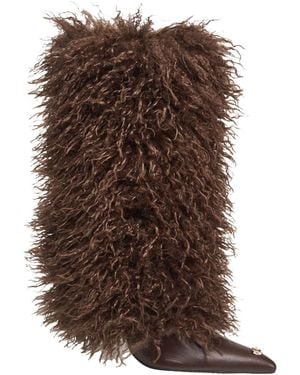 TRUE RELIGION Carter Faux Fur Boot - Brown