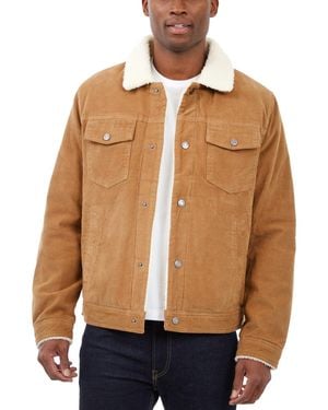 Lucky Brand Corduroy Trucker Jacket - Natural
