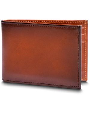 Bosca Old Leather New Fashioned Collection-small Bifold Wallet - Brown