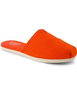 TOMS Alpargata Espadrille Slip-on Mules - Orange