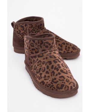 Forever & Always Shoes Zaz Leather Boot () - Brown