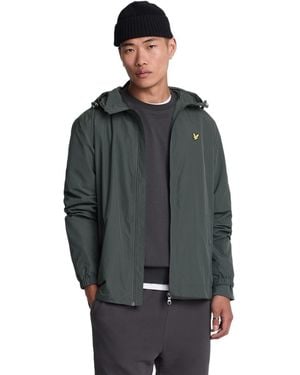 Lyle & Scott Water Resistant Hooded Jacket - Gray