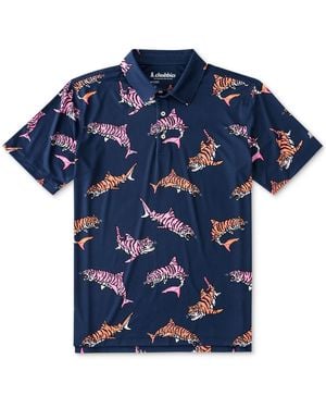 Chubbies The King Of The Sea Performance Polo Shirt - Blue