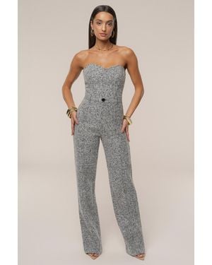 JLUXLABEL All You Need Tweed Corset - Gray