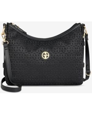 Giani Bernini Pebble Soft Medium Shoulder Bag - Black
