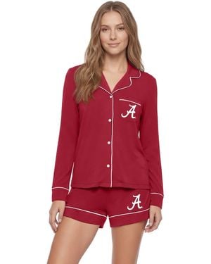 Concepts Sport Alabama Tide Plus Size Pajama Shirt And Shorts - Red