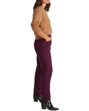 UNIVERSAL STANDARD Plus Size All Day Mercer Tapered Leg Pants - Purple
