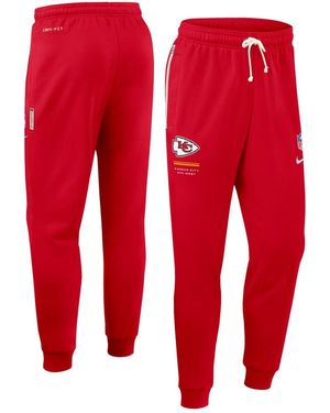 Nike Kansas City Chiefs Sideline Standard Issue Touchback Kick Dri-fit Taper Pants - Red