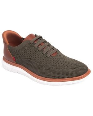 Marc Joseph New York Edison Street Hands-free Slip On Technology Lightweight Mesh Oxfords - Black