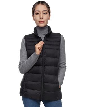 Rokka&Rolla Lightweight Puffer Vest - Black