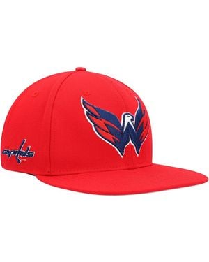 Pro Standard Washington Capitals Core Classic Logo Snapback Hat - Red