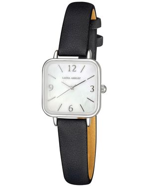 Laura Ashley Polyurethane Strap Watch 24mm - Black