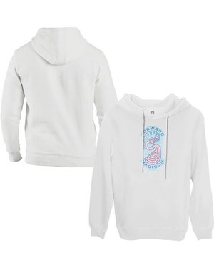 1863fc Â Forward Madison Fc Vintage Badge Pullover Fleece Hoodie - White