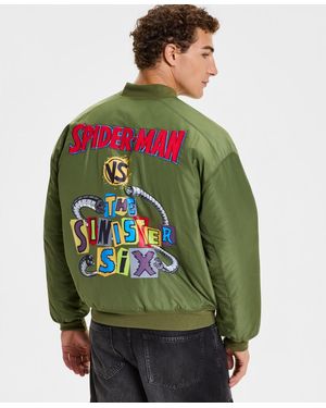 Marvel | Macy's | Spider-man Sinister Six Bomber Jacket - Green