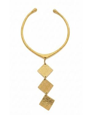 Kendi Amani Almasi Brass Drop Necklace - Black