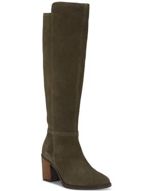 Lucky Brand Bonnay Extra Wide Calf Knee-high Dress Boots - Brown