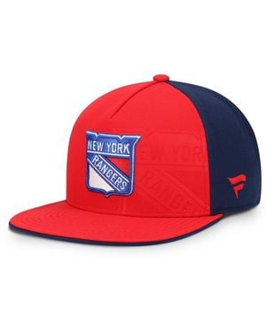 Fanatics Red/navy New York Rangers Snapback Hat