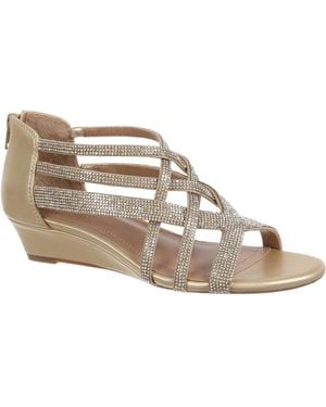 Style & Co. Gabbii Wedge Sandals - White