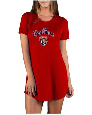 Concepts Sport Florida Panthers Marathon Knit Nightshirt - Red