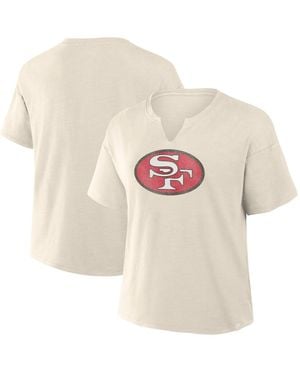 Fanatics San Francisco 49ers Trick Play Slub Boxy T-shirt - White