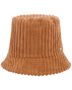 Tahari New York Tahari Wide Wale Corduroy Bucket Hat - Brown
