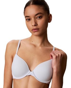 Calvin Klein Perfectly Fit Lightly Lined Full Coverage T-shirt Bra F3837 - White