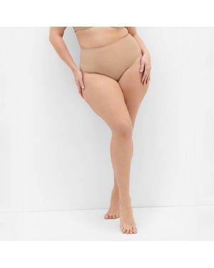 City Chic Luxe Microfibre 3 Pack Hi Thong - White