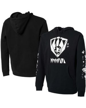 NBA Exclusive Collection Nba X Naturel Brooklyn Nets No Caller Id Pullover Hoodie - Black