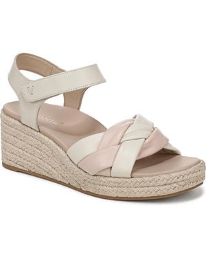 Vionic Saratoga Espadrille Sandals - Metallic