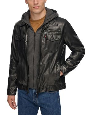 Levi's Fleece Hood Jacket - Black
