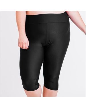 Calypsa Plus Size Capri Swim leggings - Blue