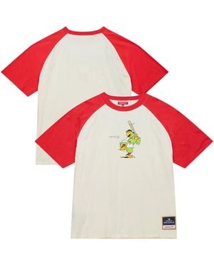 Mitchell & Ness Pittsburgh Pirates Boyfriend Raglan T-shirt - Red