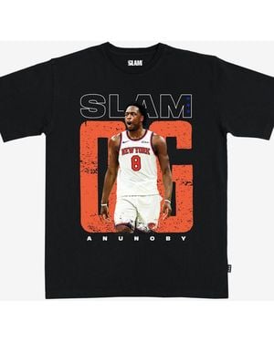 Slam And Og Anunoby New York Knicks T-shirt - Black