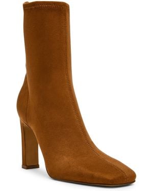 Steve Madden Khelan Blade-heel Stretch Dress Booties - Brown