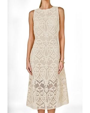 Endless Rose Lextured Sleeveless Maxi Dress - Natural