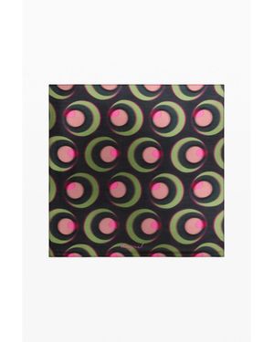 Desigual Square Printed Foulard - Black